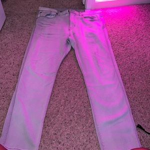 Grey slim banana republic jeans